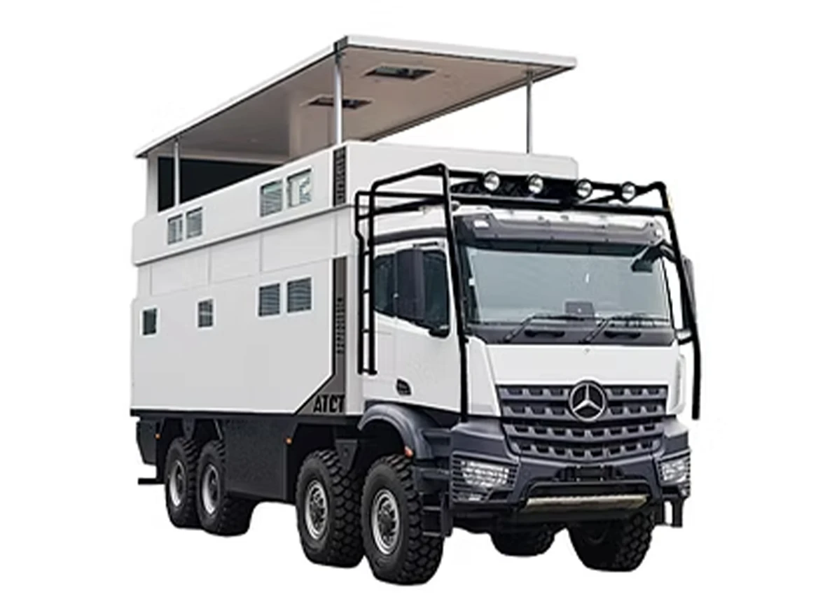 Mercedes Arocs 8x8 Double Lift Roof